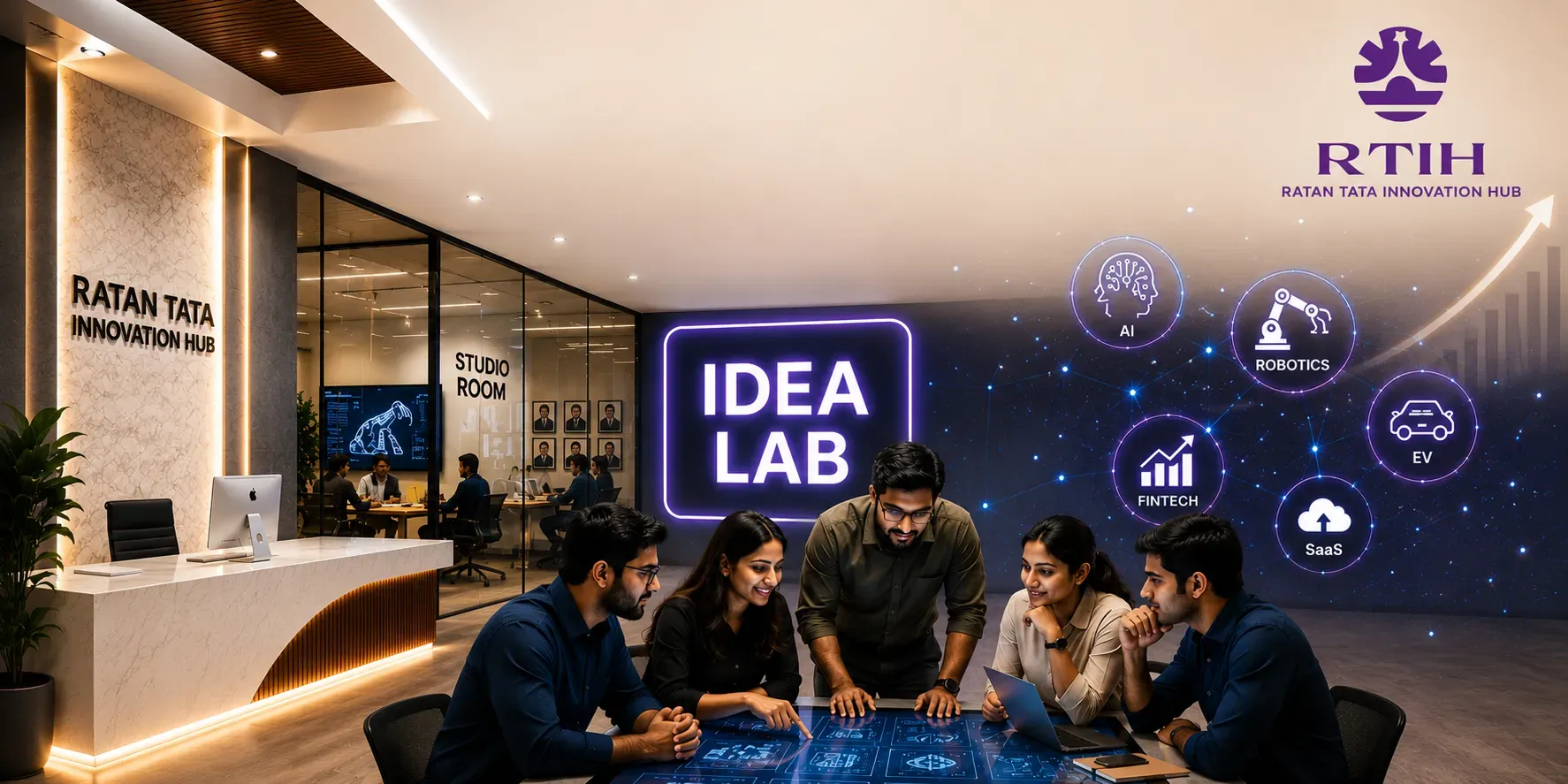 Ratan Tata Innovation Hub Opens Idea Lab, Studio Room For Startups In Tirupati
