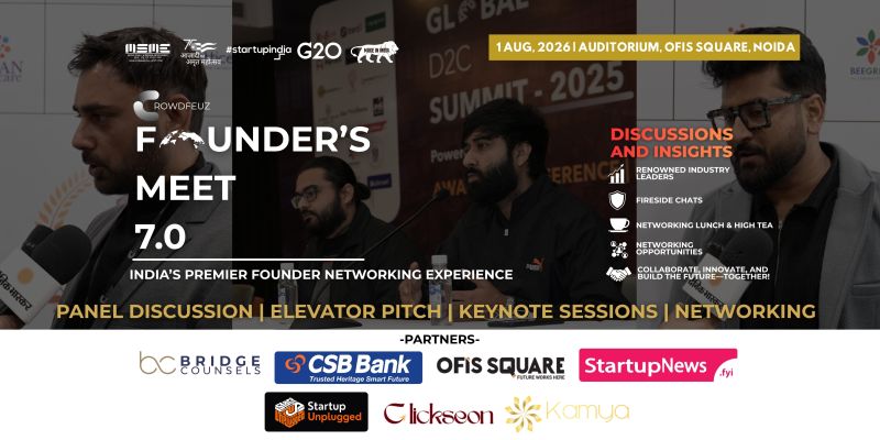 Founder's Meet 7.0 — event poster